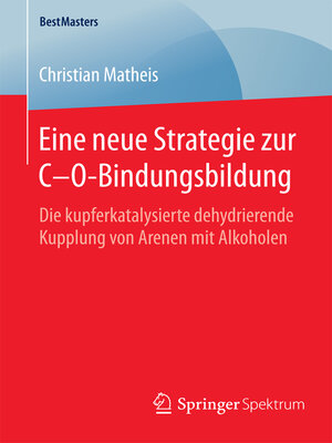 cover image of Eine neue Strategie zur C–O-Bindungsbildung